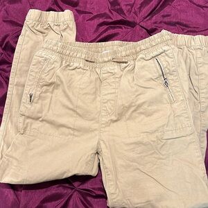Gap big kids L husky pants, tan color